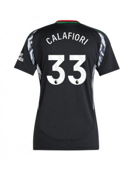 Billige Arsenal Riccardo Calafiori #33 Bortedrakt Dame 2024-25 Kortermet